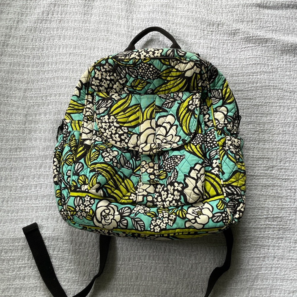 Vera Bradley Island Blooms Small Backpack